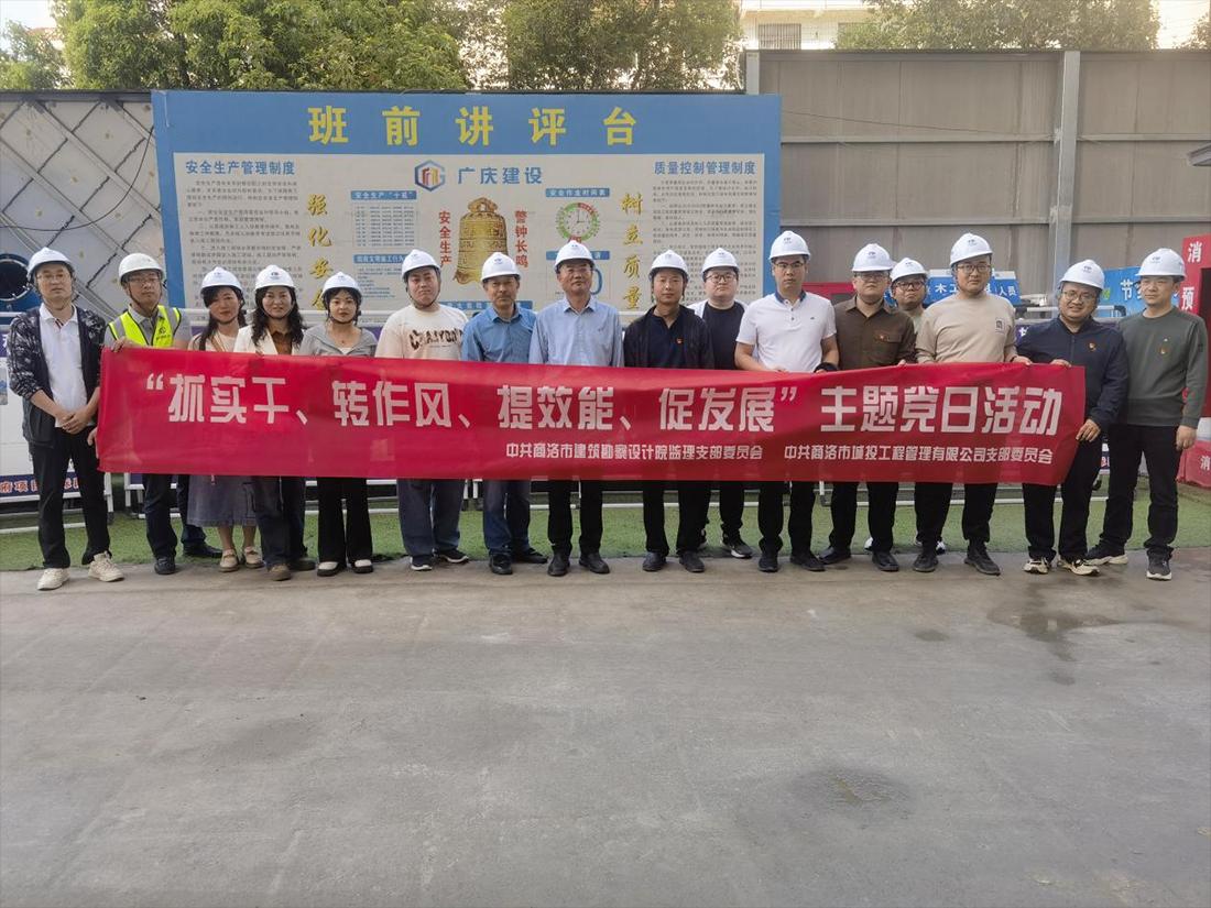 市城投工程公司黨支部開展“抓實干、轉作風、提效能、促發(fā)展”主題黨日活動