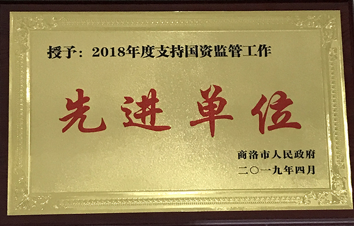 市城投公司榮獲2018年度國(guó)資監(jiān)管工作先進(jìn)單位