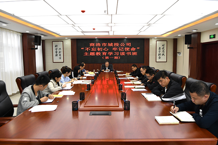 市城投公司開(kāi)展第一期“不忘初心    牢記使命” 主題教育學(xué)習(xí)讀書(shū)班