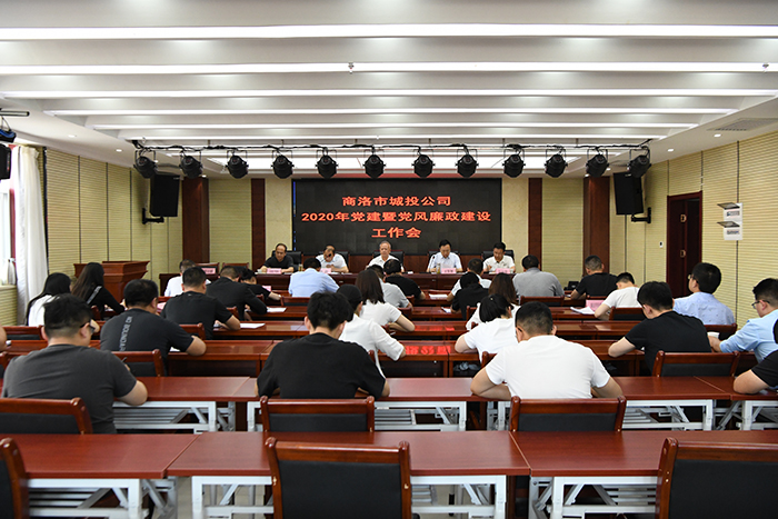 市城投公司召開2020年黨建暨黨風廉政建設工作會